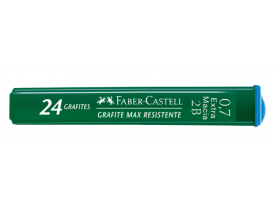 GRAFITE FABER-CASTELL 2B 0.7 MM CARTUCHO COM 24 UNIDADES