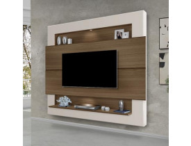 PAINEL LUAPA MILÃO MONTERREY RIVIEIRA 1,60 MT COM LUZES DE LED AMENDOA/OFF WHITE
