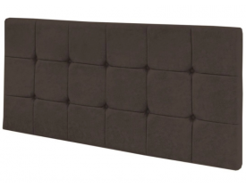 Cabeceira Painel Queen Estofada Sleep 160 cm Chocolate