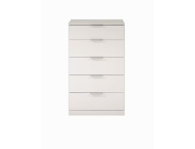 Cômoda Bartira Versatti com 5 Gavetas - Branco