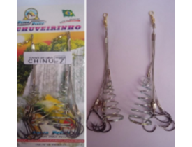 Chuveirinho Duplo Aço (Anzol Chinu) Nº 7