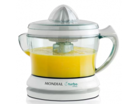 ESPREMEDOR DE FRUTAS MONDIAL E-01 1,25 L DUPLA ROTAÇÃO POWER TURBO PLUS 25 W 127 V