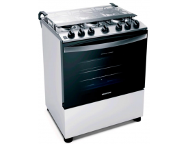 Fogão Brastemp 6 Bocas BFS6NCB com Botões Removíveis e Exclusivo Aro Protetor Bivolt - Branco