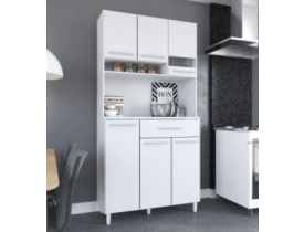 KIT COZINHA MOVEIS PARANA PARIS BRANCO