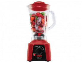 LIQUIDIFICADOR ARNO POWER MIX VERMELHO 5 VELOCIDADES 550 W VERMELHO
