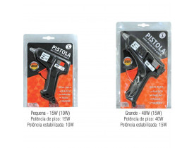 Pistola De Cola Quente 40w Bivolt Grande