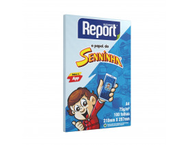 Papel Sulfite Senninha A4 75G 100 Folhas Azul