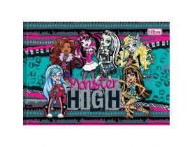 Caderno Desenho 1/4 Capa Dura Monster High 40  Folhas Brochura Tilibra