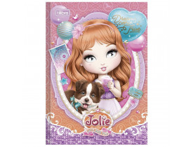 Caderno Brochura 1/4 Capa Dura 48 Fls Jolie  ilibra