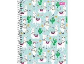 Caderno Hello! Lhama  1 Matéria