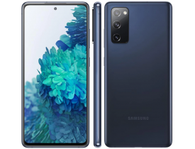 Smartphone Samsung Galaxy S20 FE Cloud Navy 128GB, 6GB RAM, Tela Infinita de 6.5”, Câmera Traseira Tripla, Android 11 e Processador Octa-Core