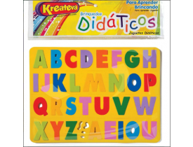 BRINQUEDO PEDAGOGICO EVA ABECEDARIO MAIUSCULO 20137/999-KREATEVA