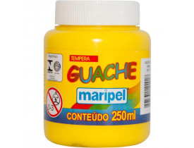 TINTA GUACHE MARIPEL AMARELO 250 ML