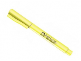 CANETA MARCA TEXTO GRIFPEN FABER-CASTELL AMARELO PASTEL