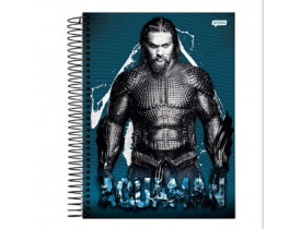 CADERNO JANDAIA 10 MATERIAS AQUAMAN 200 FOLHAS