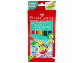 LAPIS FABER-CASTELL AQUARELA 12 CORES