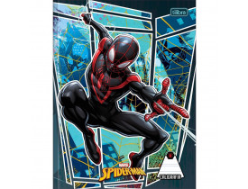 CADERNO TILIBRA CARTOGRAFIA E DESENHO BROCHURÃO GRANDE 40 FOLHAS SPIDER-MAN