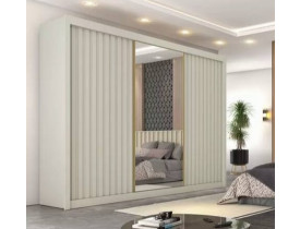 GUARDA ROUPA CASAL ATHENAS MOVEIS EUROPA OFF WHITE