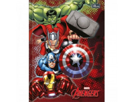 CADERNO BROCHURÃO UNIVERSITÁRIO CAPA DURA AVENGERS TOP 96 FOLHAS - TILIBRA