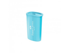 APONTADOR COM DEPOSITO TRIANGULAR FABER-CASTELL 125TZF AZUL