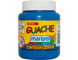 TINTA GUACHE MARIPEL AZUL ESCURO 250 ML