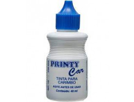 TINTA PARA CARIMBO CARBRINK 40 ML AZUL