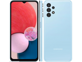 Smartphone Samsung Galaxy A13 Azul, 128GB, 4GB RAM, Tela Infinita de 6.6", Câmera Quádrupla Traseira, Bateria de 5000 mAh e Processador Octa Core