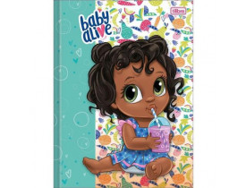 CADERNO TILIBRA BROCHURÃO 80 FOLHAS BABY ALIVE