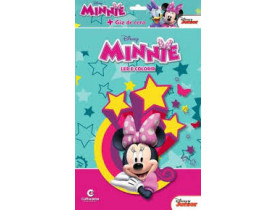  Livro Para Ler E Colorir Minnie Disney Com Giz De Cera Culturama