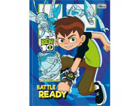 Caderno Tilibria Borchurão 96 Folhas Ben 10 Ref 02