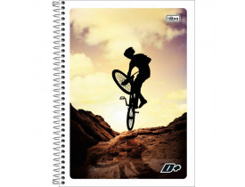 CADERNO 10 MATÉRIAS D+ BIKE 200 FOLHAS TILIBRA