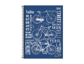CADERNO TILIBRA 10 MATERIAS D+ 200 FOLHAS BIKE