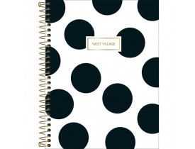 Caderno Espiral Capa Dura Colegial 1 Matéria 80 Folhas West Village Tilibra