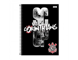 CADERNO FORONI 10 MATERIAS CORINTHIANS 200 FOLHAS