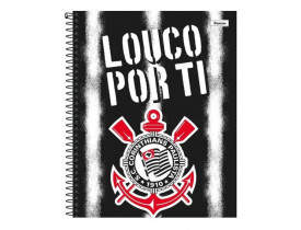 CADERNO FORONI 10 MATERIAS CORINTHIANS 200 FOLHAS