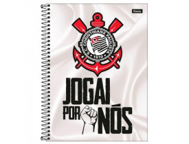 CADERNO FORONI 10 MATERIAS CORINTHIANS 200 FOLHAS