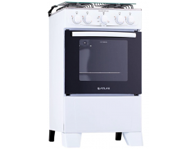 FOGÃO ATLAS 4 BOCAS COLISEUM PLUS COM FORNO COM AMPLO VISOR-BRANCO