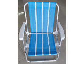 CADEIRA DE PRAIA ALTA EM ALUMINIO COMFORT BEL