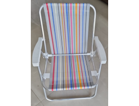 CADEIRA DE PRAIA ALTA EM ALUMINIO COMFORT BEL