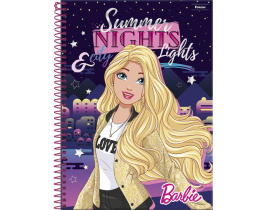 CADERNO 10 MATERAIS BARBIE FORONI