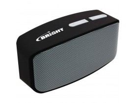 Caixa Acustica Bluetooth USB Prata 3wrms Bright