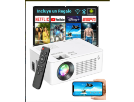 Projetor Profissional Android 4k Portátil 5g Wifi Full Hd Branco 127/220v