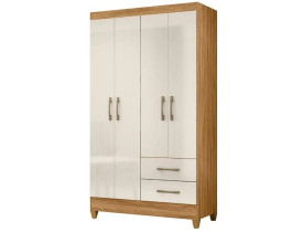 GUARDA ROUPA MOVAL CHILE 4 PORTAS FREIJÓ OFF