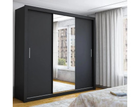 ROUPEIRO CLARA PLUS GOLD PORTA ESPELHO CARIOCA MOVEIS PRETO