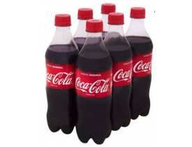 KIT 06 COCA COLA PET 600 ML