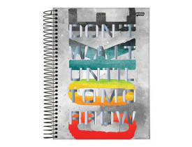 Caderno Espiral Capa Dura Coca-Cola 10 Materias