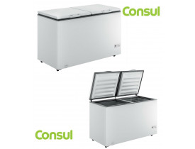 Freezer Horizontal Consul CHB53EB 2 Portas Branco - 534L