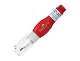 MINI CANETA CORRETIVO  4ML FABER- CASTELL VERMELHA