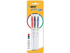 CANETA BIC CRISTAL UP 3 CORES