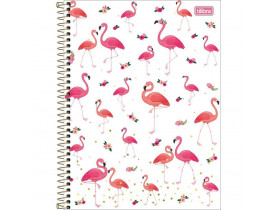 Caderno Capa Dura 10 Matérias Aloha 160 Folhas